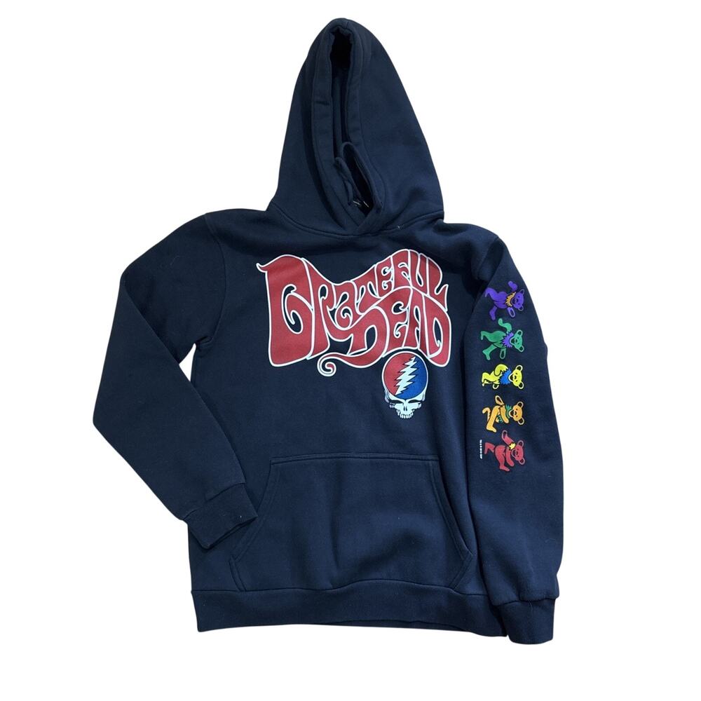 Liquid Blue Grateful Dead Hoodie Mens Size M Dancing Bears 2018